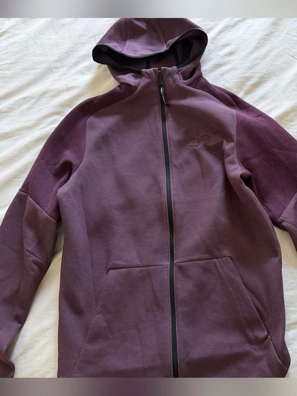 Under Armour Unstoppable Move Light Full-Zip Hoodie Kinetic Purple Medium New